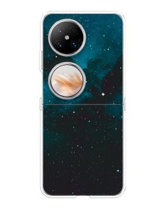 Чехол на Huawei Pocket 2 Синий космос Case place