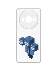 Чехол накладка Clear Case Minecraft Иссушитель для Xiaomi Poco C61 Krutoff