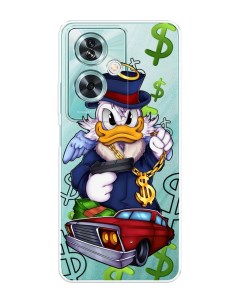 Чехол на OnePlus Nord N30 SE Scrooge McDuck with a Gold Chain Case place