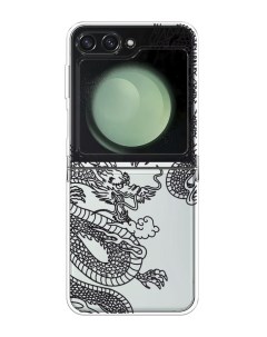 Чехол на Samsung Galaxy Z Flip 6 Два китайских дракона Case place