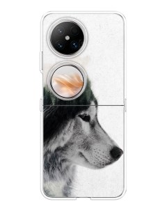 Чехол на Huawei Pocket 2 Волк лес Case place