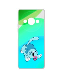Чехол накладка Clear Case Хаги Ваги Конфетная Кошка для Xiaomi Poco C61 Krutoff
