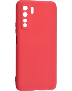 Чехол матово силиконовый для Huawei Honor 30S Red Nobrand