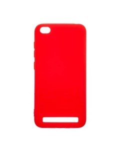 Чехол матово силиконовый для Xiaomi Redmi 5A Red Nobrand
