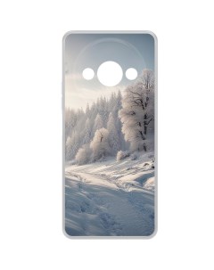 Чехол накладка Clear Case Снег для Xiaomi Poco C61 Krutoff