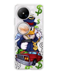 Чехол на Huawei Pocket 2 Scrooge McDuck with a Gold Chain Case place