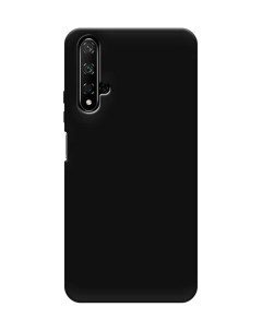 Чехол матово силиконовый для Huawei Nova 5 Black Nobrand