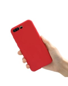 Чехол матово силиконовый для Huawei Honor 9 Red Nobrand
