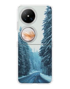 Чехол на Huawei Pocket 2 Зима 9 Case place