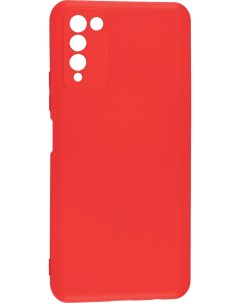 Чехол матово силиконовый для Huawei Honor 10X Lite Red Nobrand
