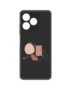 Чехол накладка Soft Case Чувственность для Realme C61 черный Krutoff