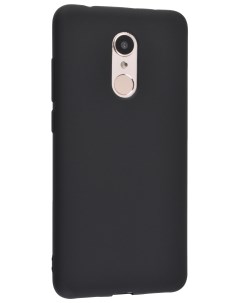 Чехол матово силиконовый для Xiaomi Redmi 5 Black Nobrand