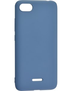 Чехол матово силиконовый для Xiaomi Redmi 6A Blue Nobrand