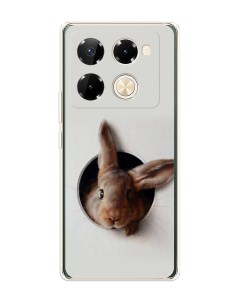 Чехол на Infinix Note 40 Pro 5G Note 40 Pro Plus Любопытный кролик Case place