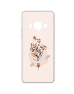 Чехол накладка Clear Case Букет тюльпанов для Xiaomi Poco C61 Krutoff