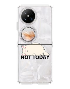 Чехол на Huawei Pocket 2 Cat not today Case place
