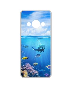 Чехол накладка Clear Case Австралия Большой Барьерный Риф для Xiaomi Poco C61 Krutoff