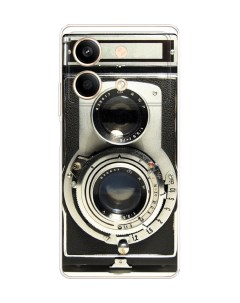 Чехол на Poco X6 Neo Старинный фотоаппарат Case place