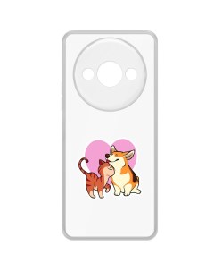 Чехол накладка Clear Case Любовь противоположностей для Xiaomi Poco C61 Krutoff