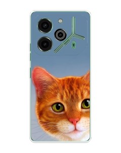 Чехол на Tecno Pova 6 Pro 5G Любопытный котик Case place