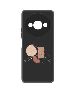 Чехол накладка Soft Case Чувственность для Xiaomi Poco C61 черный Krutoff
