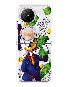 Чехол на Huawei Pocket 2 Scrooge McDuck with Money Case place