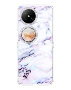 Чехол на Huawei Pocket 2 Радужный мрамор Case place