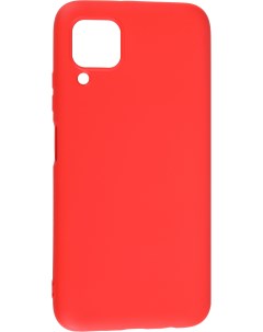 Чехол матово силиконовый для Huawei Nova 7i P40 lite Red Nobrand