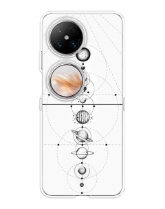 Чехол на Huawei Pocket 2 Парад планет Case place