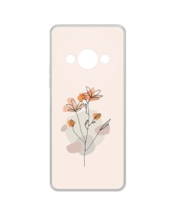 Чехол накладка Clear Case Ромашки для Xiaomi Poco C61 Krutoff