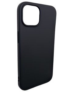 Чехол накладка NANO с микрофиброй для Apple iPhone 15 Pro Черный Mariso