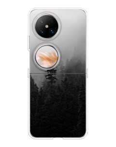 Чехол на Huawei Pocket 2 Туманный лес Case place