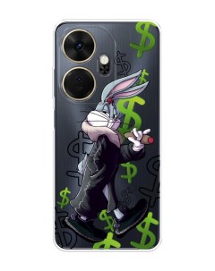 Чехол на Itel P55 Plus 4G Rich Bugs Bunny Case place