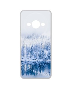 Чехол накладка Clear Case Зимняя река для Xiaomi Poco C61 Krutoff