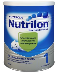 Молочная смесь Кисломолочный 1 от 0 до 6 мес 400 г Nutrilon