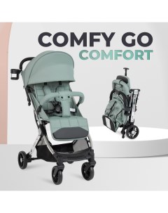 Kоляска детская прогулочная Comfy Go Comfort Chrome Khaki Chrome Хаки CG 117 Farfello
