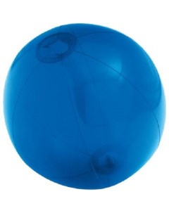 Надувной пляжный мяч Sun and Fun полупрозрачный синий диаметр 24 5 см Nobrand