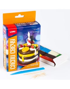 Набор для творчества Восковая свеча Праздничный торт Лори