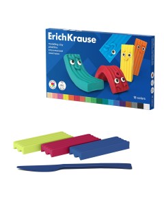 Пластилин классический Color Friends 18 цветов со стеком 270 г 61342 Erich krause