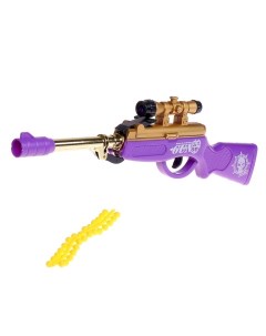 Ружье пневматическое Снайпер стреляет силиконовыми пулями цвета МИКС игрушка Nobrand