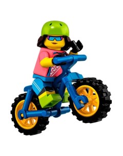 Конструктор Minifigures 71025 16 Велосипидистка 1 шт Lego