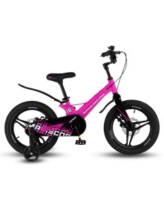 Детский велосипед Space Deluxe 18 2024 розовый Maxiscoo