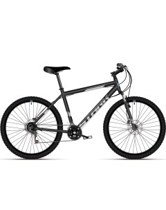 Велосипед Respect 26 1 D MS Steel 2021 20 черный серебристый Stark