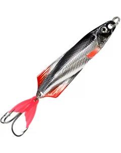 Блесна колебалка приманка для рыбалки ГЛЮК 17 0 г 40 01 серебро черный металлик Aqua