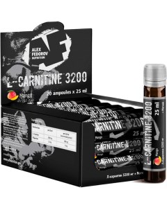 L Carnitine 3200 20 амп вкус манго Alex fedorov nutrition