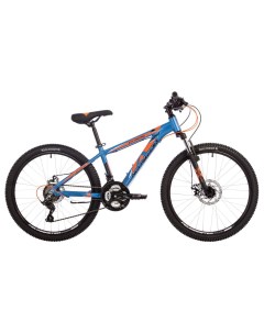 Подростковый велосипед Extreme Disc 21 sp 24 2024 13 синий Novatrack