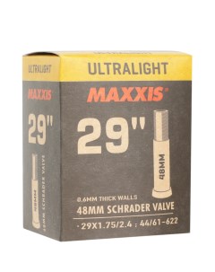Велосипедная камера 29x1 75 2 4 44 61 622 0 6mm Ultralight AV 48 мм EIB00140500 Maxxis