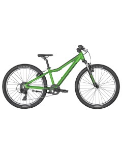 Подростковый велосипед Scale 24 2022 зеленый чёрный Scott