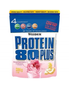 Многокомпонентный протеин Protein 80 Plus 500 г малина Weider