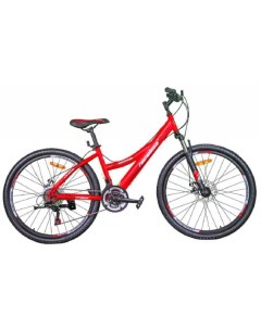 Велосипед S6000D 2021 15 красный белый Nameless